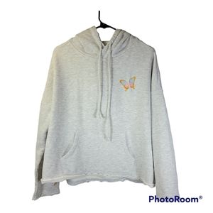 Betsey Johnson women's cropped hoodie